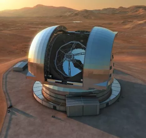 An Illustration of the Extremely Large Telescope